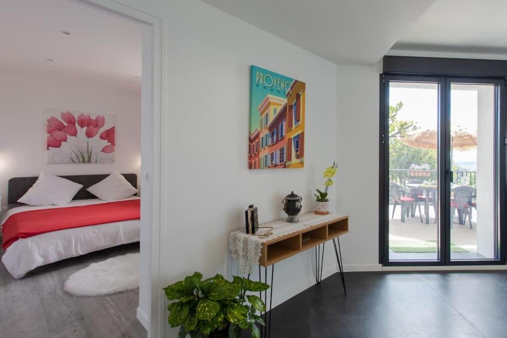 Echapee Belle - Vinayard View - Jacuzzi Bbq - Parking Lejlighed Nice Eksteriør billede